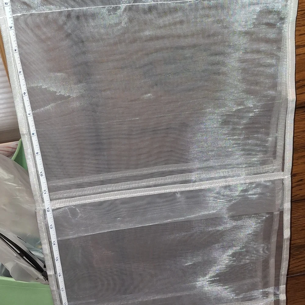 Clear Over-the-Door Hanging Closet Organizer - Clear Mesh